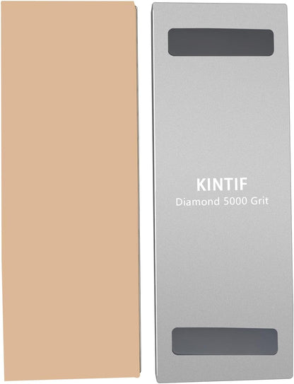 Diamond Whetstone Knife Sharpening Stone #1000, Premium Hard Metal Grinder for Knives, Chisels and Tools, Fast Cutting, Low Wear, Ideal for S90V, M390, with Non-Slip Base