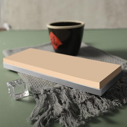 Diamond Whetstone Knife Sharpening Stone #1000, Premium Hard Metal Grinder for Knives, Chisels and Tools, Fast Cutting, Low Wear, Ideal for S90V, M390, with Non-Slip Base