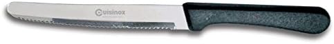 Cuisinox Steak Knives Set of 4 Black Polypropylene Handle with Rounded Tip
