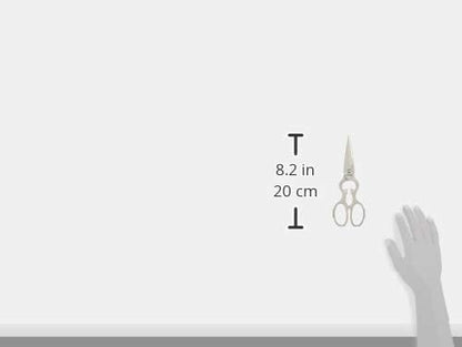 All-Clad Tools and Accessories Stainless Steel Kitchen Scissors 7.5 Inch Kitchen Tools, Kitchen Hacks Silver