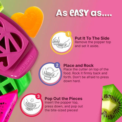 Sandwich Cutter for Kids Lunch, Crustless Bento 2-Pc Set, 1 Pack | Green Squares food cutter for toddlers, bite-size uncrustable shapes, bento lunch accessory, BPA-free, dishwasher safe