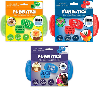 Sandwich Cutter for Kids Lunch, Crustless Bento 2-Pc Set, 1 Pack | Green Squares food cutter for toddlers, bite-size uncrustable shapes, bento lunch accessory, BPA-free, dishwasher safe