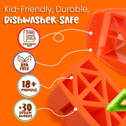 Sandwich Cutter for Kids Lunch, Crustless Bento 2-Pc Set, 1 Pack | Green Squares food cutter for toddlers, bite-size uncrustable shapes, bento lunch accessory, BPA-free, dishwasher safe