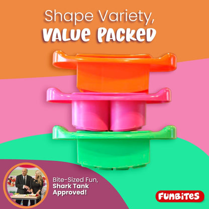 Sandwich Cutter for Kids Lunch, Crustless Bento 2-Pc Set, 1 Pack | Green Squares food cutter for toddlers, bite-size uncrustable shapes, bento lunch accessory, BPA-free, dishwasher safe