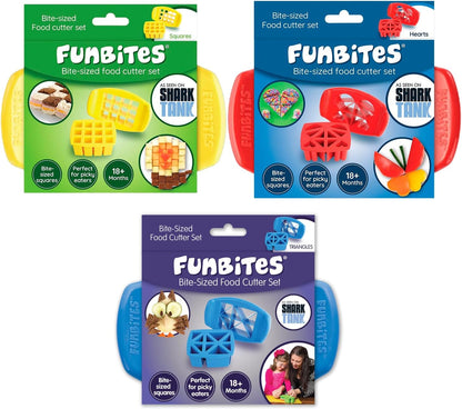 Sandwich Cutter for Kids Lunch, Crustless Bento 2-Pc Set, 1 Pack | Green Squares food cutter for toddlers, bite-size uncrustable shapes, bento lunch accessory, BPA-free, dishwasher safe