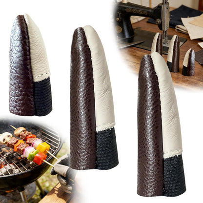 3-Piece Thumb and Finger Guard Set, for Wood Carving, Sewing, Engraving, BBQ Skewering, Finger Protection, Heat Insulation, Long-Lasting Durability