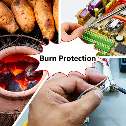 3-Piece Thumb and Finger Guard Set, for Wood Carving, Sewing, Engraving, BBQ Skewering, Finger Protection, Heat Insulation, Long-Lasting Durability