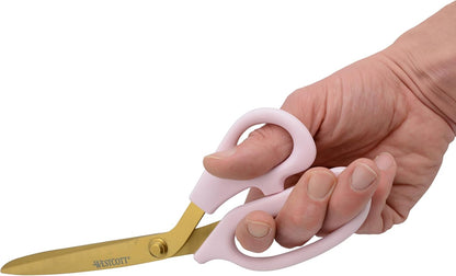 All-Purpose Kitchen Shears, Pink with Gold Blades - Durable Kitchen Shears with Precision-Ground Blades for Easy Cutting and Meal Prep - 9-Inch