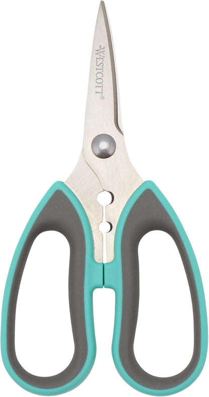All-Purpose Kitchen Shears, Pink with Gold Blades - Durable Kitchen Shears with Precision-Ground Blades for Easy Cutting and Meal Prep - 9-Inch