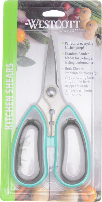 All-Purpose Kitchen Shears, Pink with Gold Blades - Durable Kitchen Shears with Precision-Ground Blades for Easy Cutting and Meal Prep - 9-Inch
