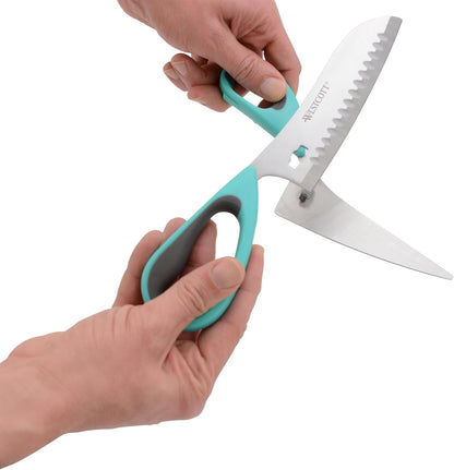 All-Purpose Kitchen Shears, Pink with Gold Blades - Durable Kitchen Shears with Precision-Ground Blades for Easy Cutting and Meal Prep - 9-Inch