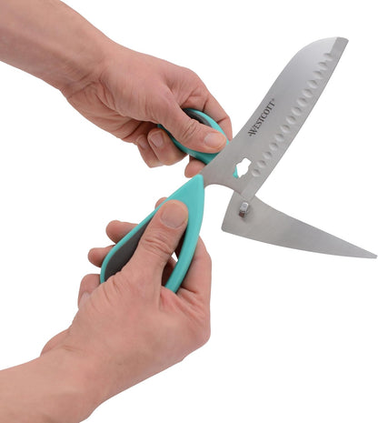 All-Purpose Kitchen Shears, Pink with Gold Blades - Durable Kitchen Shears with Precision-Ground Blades for Easy Cutting and Meal Prep - 9-Inch