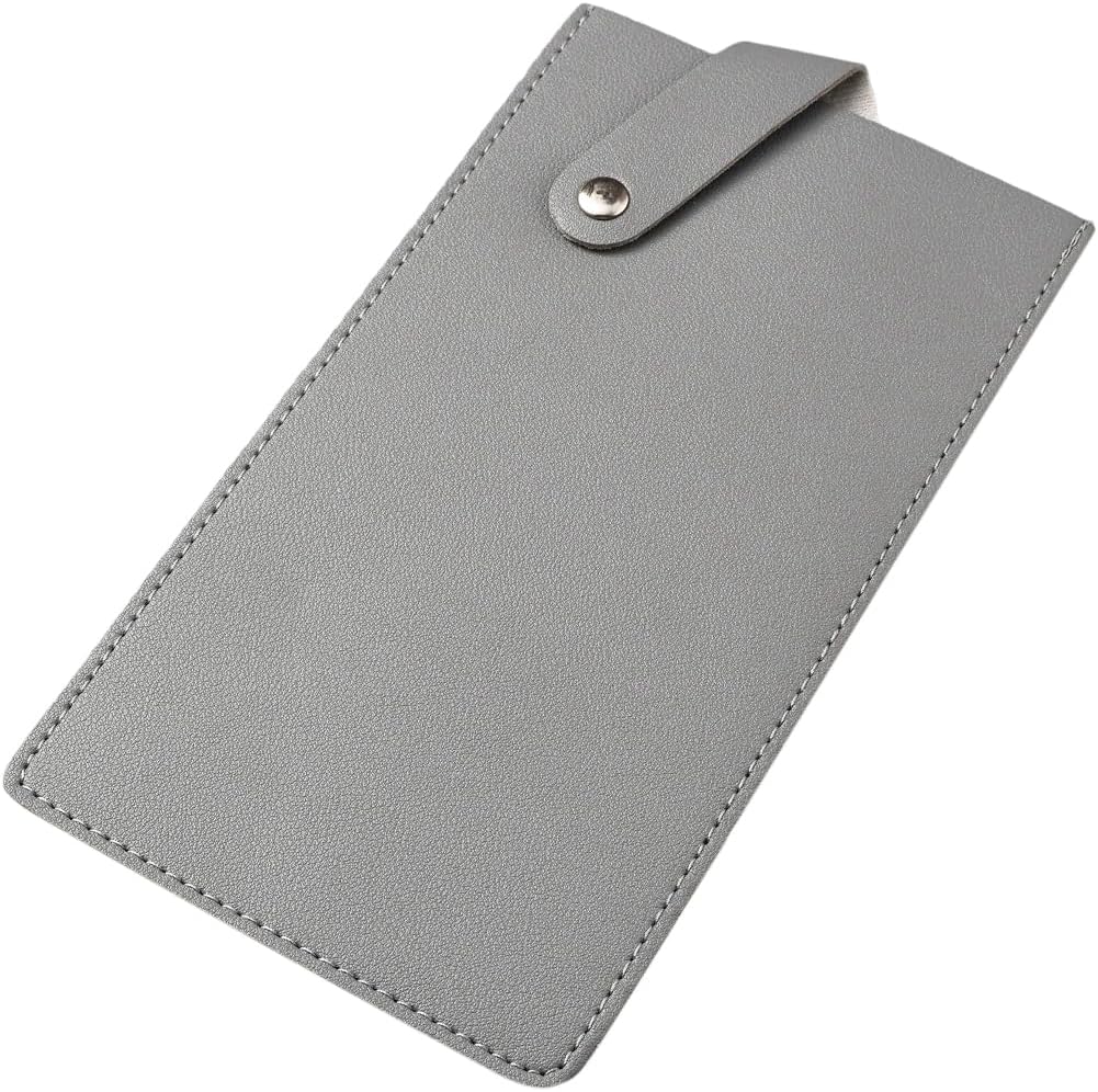 Universal PU Leather Meat Knife Cleaver Edge Guard Waterproof Wide Butcher Scissors Knife Sheath Dark Brown Durable Chef Scissors Cover Sleeve Protector Case Holder with Snap for Kitchen