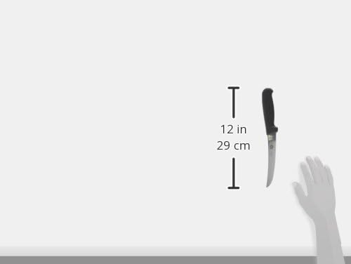 Victorinox 6" Boning Knife, Curved Wide Blade, Stiff, Black Fibrox Handle 5.6503.15