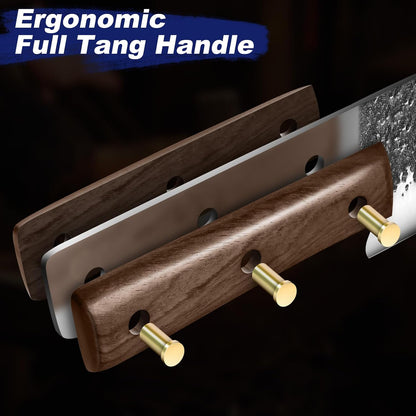 Hand Forged Butcher Knife Set with High Carbon Steel