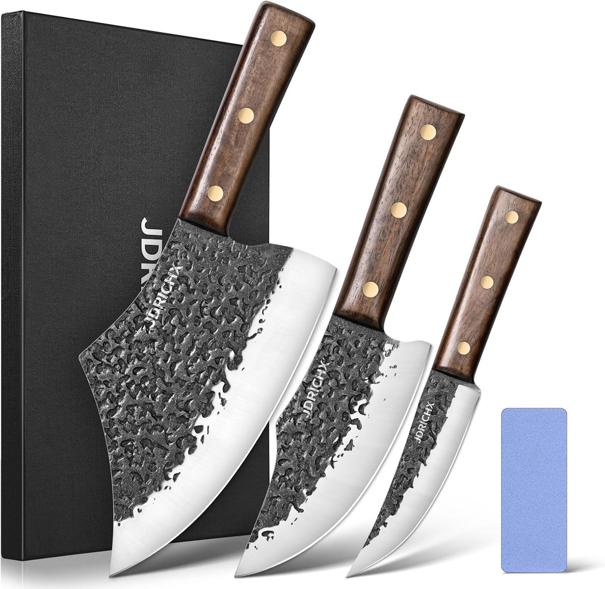 Hand Forged Butcher Knife Set with High Carbon Steel