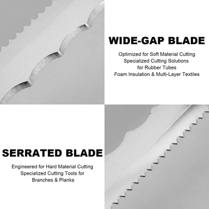 Insulation Knife - Sod Cutter Knife: stainless steel 11.14-Inch sharp blade, double side utility Lawn Repair Saw with Nylon Sheath