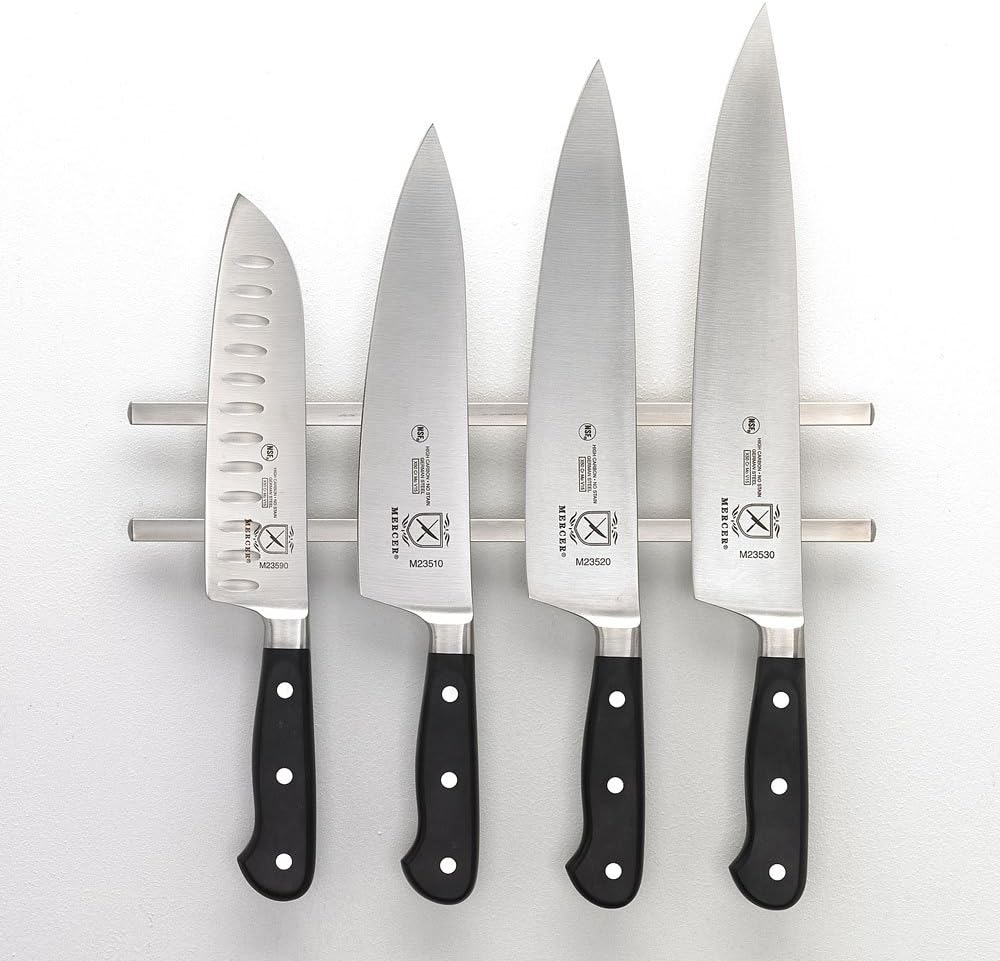Magnetic Knife Bar, 12 Inch x 2.4 Inch x .9 Inch, Stainless Steel