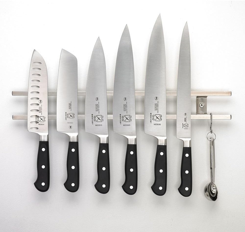 Magnetic Knife Bar, 12 Inch x 2.4 Inch x .9 Inch, Stainless Steel