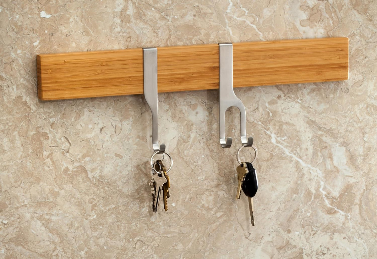 Magnetic Knife Bar, 12 Inch x 2.4 Inch x .9 Inch, Stainless Steel
