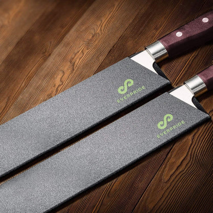 14 Inch Chef Knife Guard Set (2-Piece Set) Long Knives Blade Edge Cover Sheaths for Chef’s Knives – Durable, BPA-Free, Felt Lined, Sturdy ABS Plastic – Knives Not Included