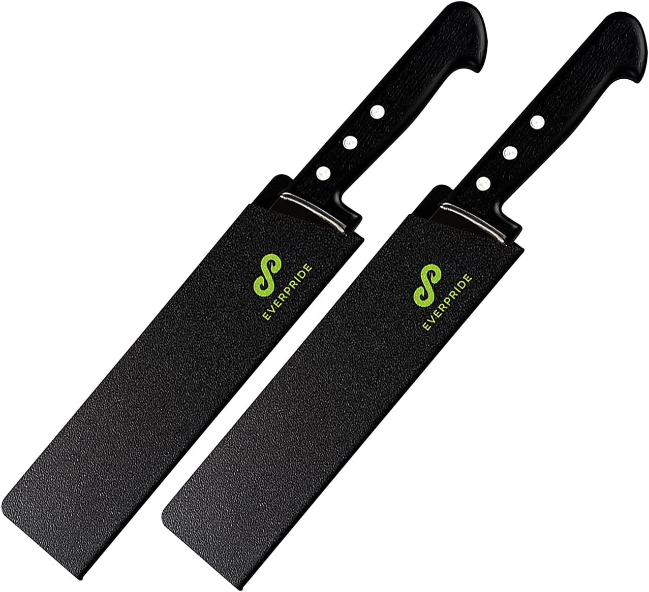 14 Inch Chef Knife Guard Set (2-Piece Set) Long Knives Blade Edge Cover Sheaths for Chef’s Knives – Durable, BPA-Free, Felt Lined, Sturdy ABS Plastic – Knives Not Included