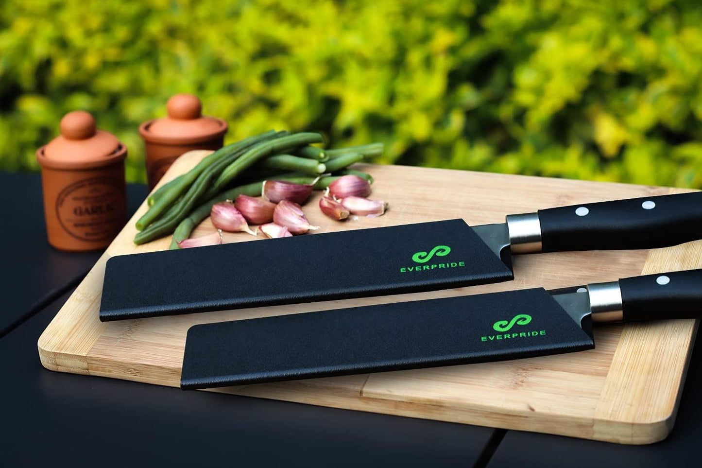 14 Inch Chef Knife Guard Set (2-Piece Set) Long Knives Blade Edge Cover Sheaths for Chef’s Knives – Durable, BPA-Free, Felt Lined, Sturdy ABS Plastic – Knives Not Included