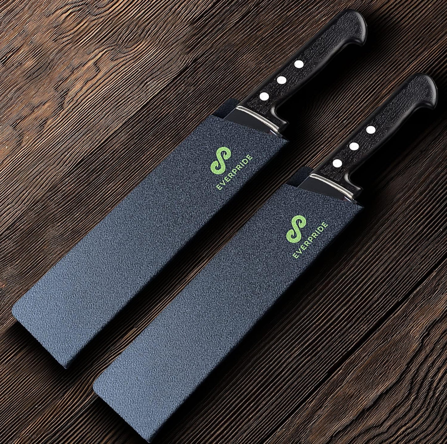 14 Inch Chef Knife Guard Set (2-Piece Set) Long Knives Blade Edge Cover Sheaths for Chef’s Knives – Durable, BPA-Free, Felt Lined, Sturdy ABS Plastic – Knives Not Included
