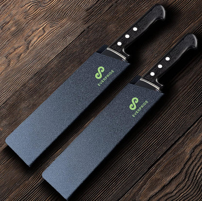 14 Inch Chef Knife Guard Set (2-Piece Set) Long Knives Blade Edge Cover Sheaths for Chef’s Knives – Durable, BPA-Free, Felt Lined, Sturdy ABS Plastic – Knives Not Included