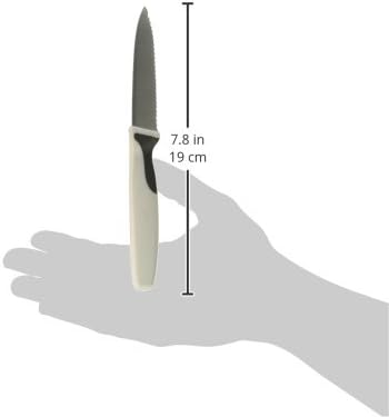M23211 Millennia Black Handle, 10-Inch Left Handed Wavy Edge Wide, Bread Knife