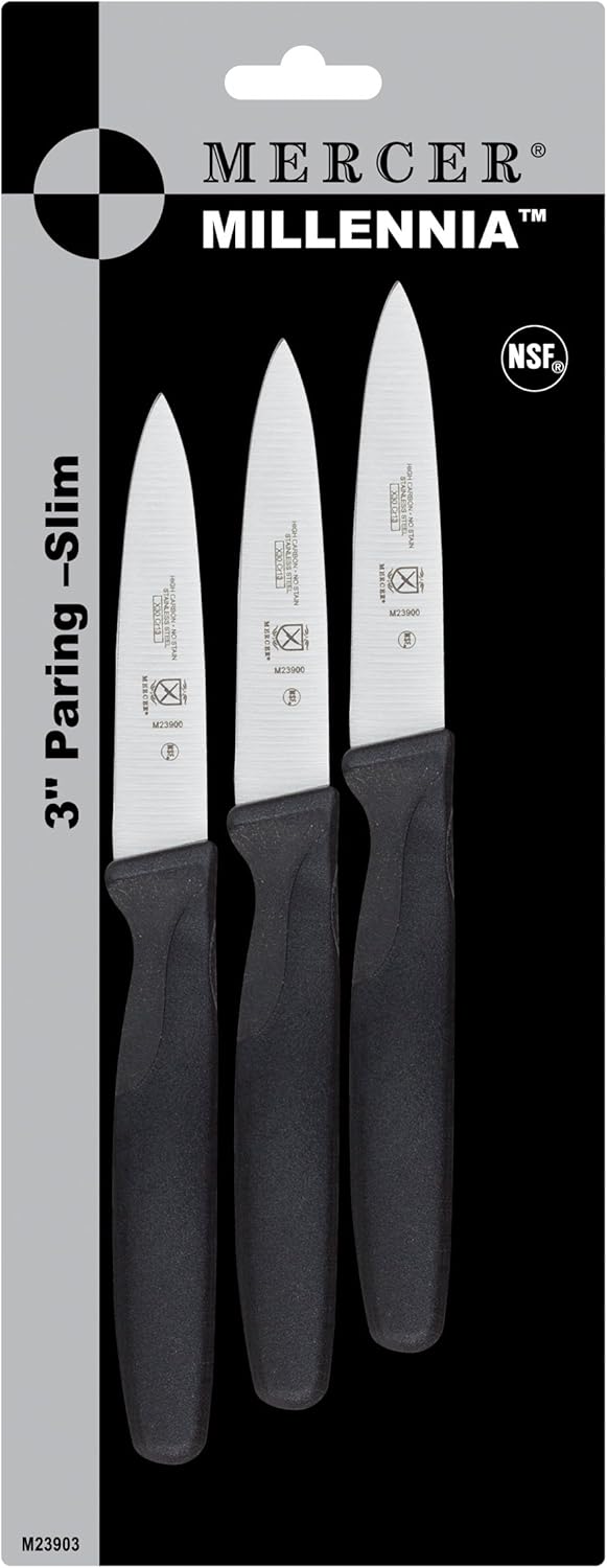M23211 Millennia Black Handle, 10-Inch Left Handed Wavy Edge Wide, Bread Knife