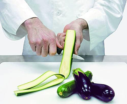 M23211 Millennia Black Handle, 10-Inch Left Handed Wavy Edge Wide, Bread Knife
