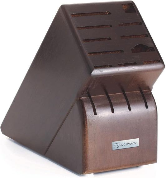Wusthof 15-Slot Knife Storage Block, Walnut