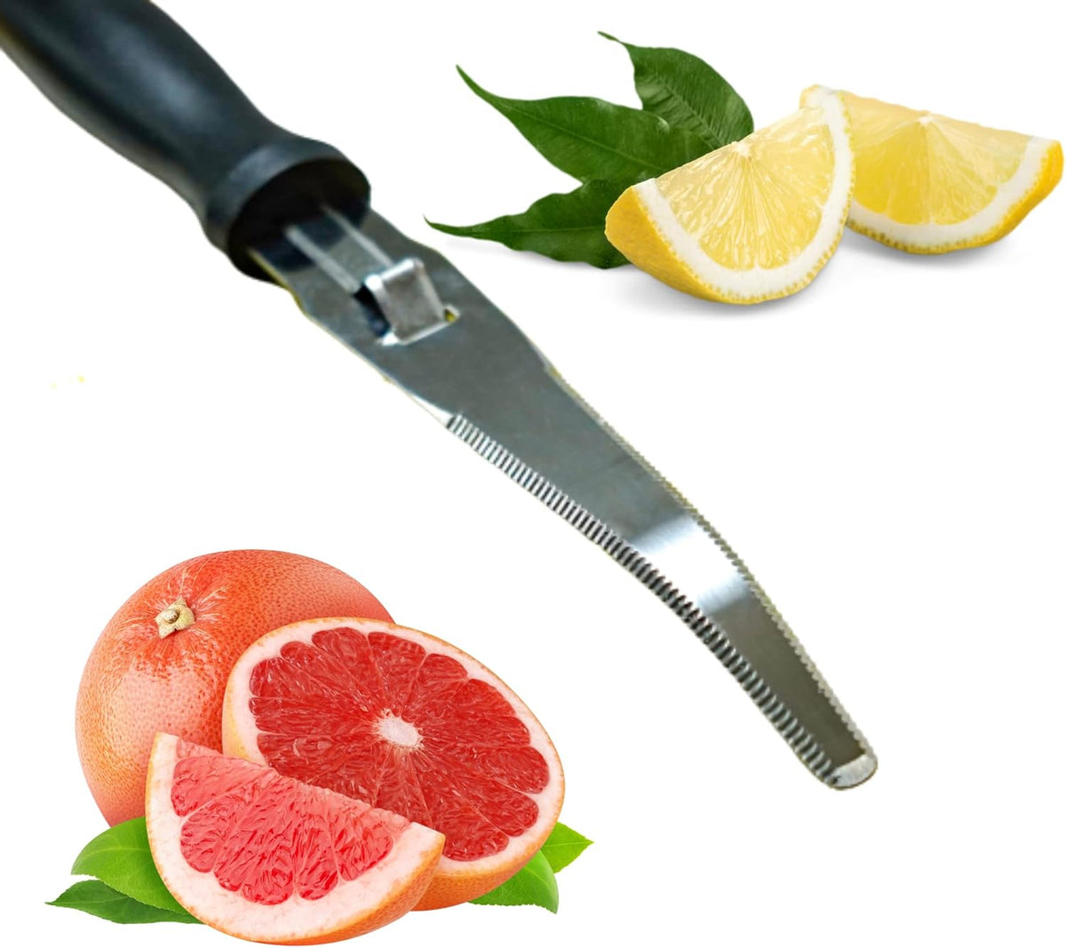 Grapefruit Spoons ,Set of 2 Grapefruit Spoons serrated stainless steel ,grapefruit spoon Baby fruit spoon scraper, Spoons with Serrated Edges for Orange & Kiwi, Ginger Peeler