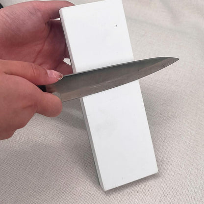 Glass Sharpening Stone with Non-slip Rubber Base, Professional Whetstone, Glass Stone 3000 Grit