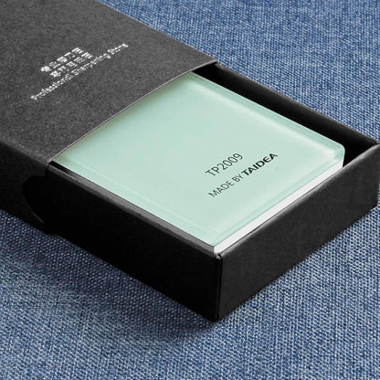 Glass Sharpening Stone with Non-slip Rubber Base, Professional Whetstone, Glass Stone 3000 Grit