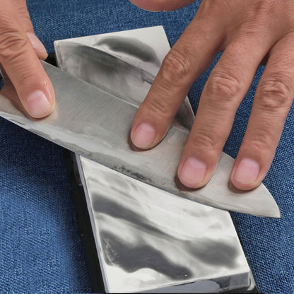 Glass Sharpening Stone with Non-slip Rubber Base, Professional Whetstone, Glass Stone 3000 Grit