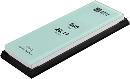 Glass Sharpening Stone with Non-slip Rubber Base, Professional Whetstone, Glass Stone 3000 Grit