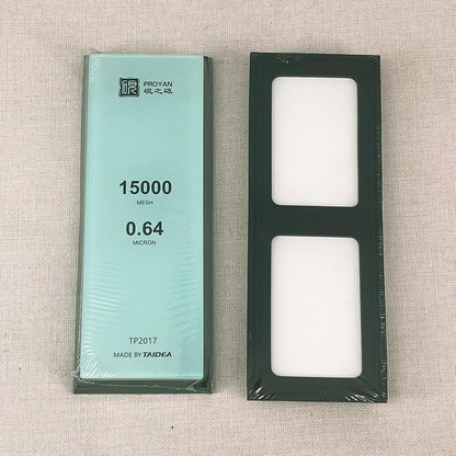Glass Sharpening Stone with Non-slip Rubber Base, Professional Whetstone, Glass Stone 3000 Grit