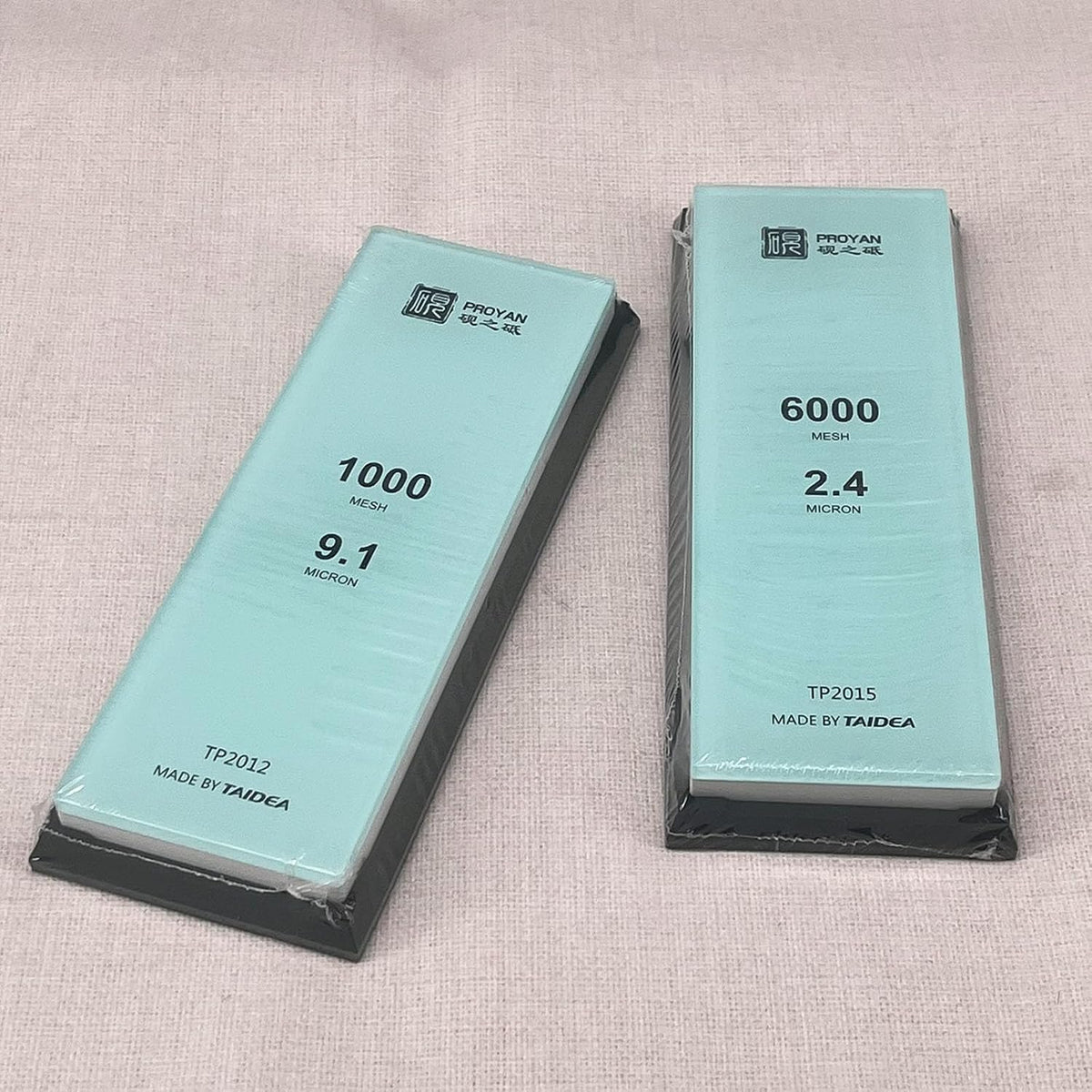 Glass Sharpening Stone with Non-slip Rubber Base, Professional Whetstone, Glass Stone 3000 Grit