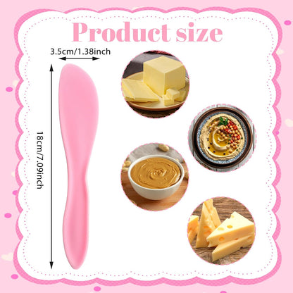 20 Pcs Plastic Butter Spreader, 7 Inch Multi Purpose Butter Knife Spreader Versatile Knife Frosting Knives for Soft Cheese Cream Icing Jam Sandwich
