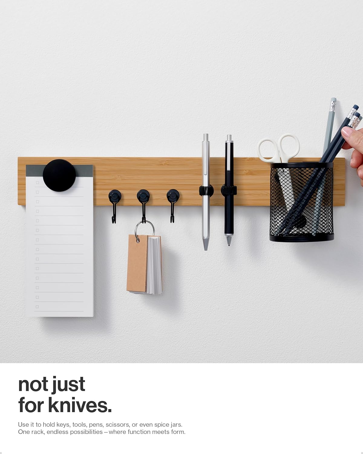 Magnetic Knife Holder for Wall or Fridge