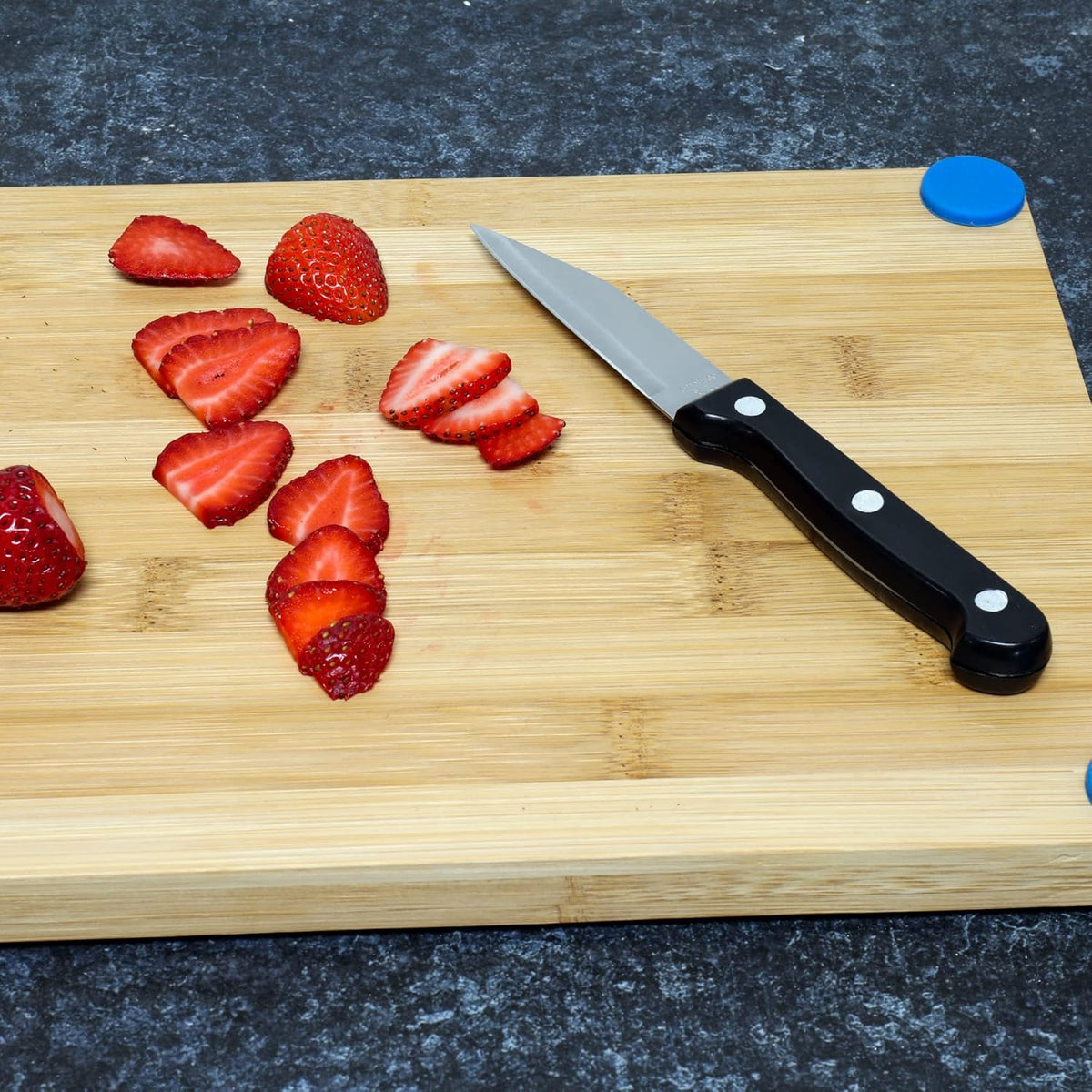 Select Paring Knives, 9.5 inch 2 piece knife set, Stainless Steel/Black
