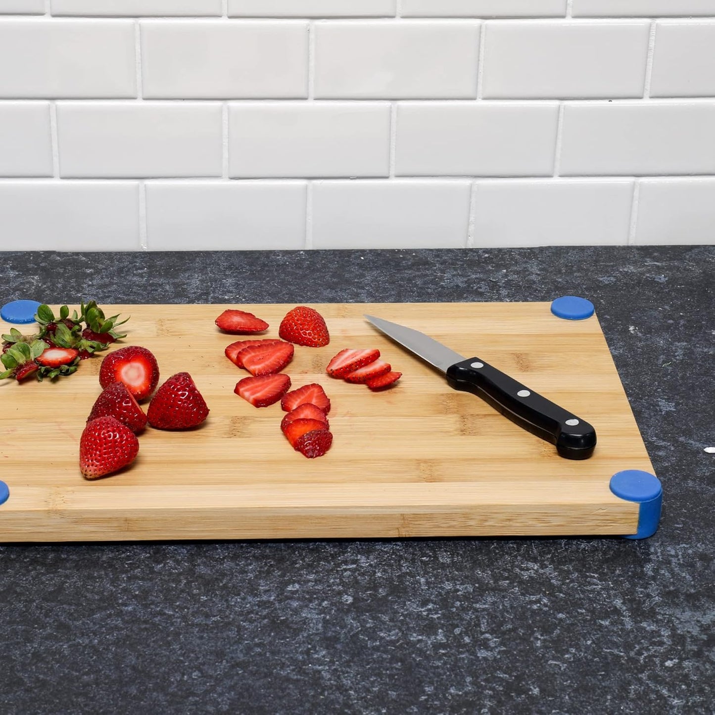 Select Paring Knives, 9.5 inch 2 piece knife set, Stainless Steel/Black