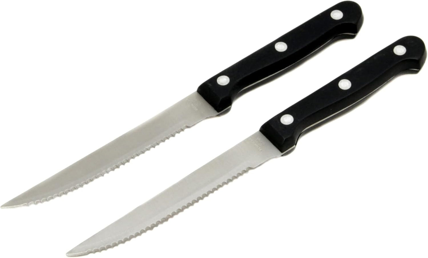 Select Paring Knives, 9.5 inch 2 piece knife set, Stainless Steel/Black