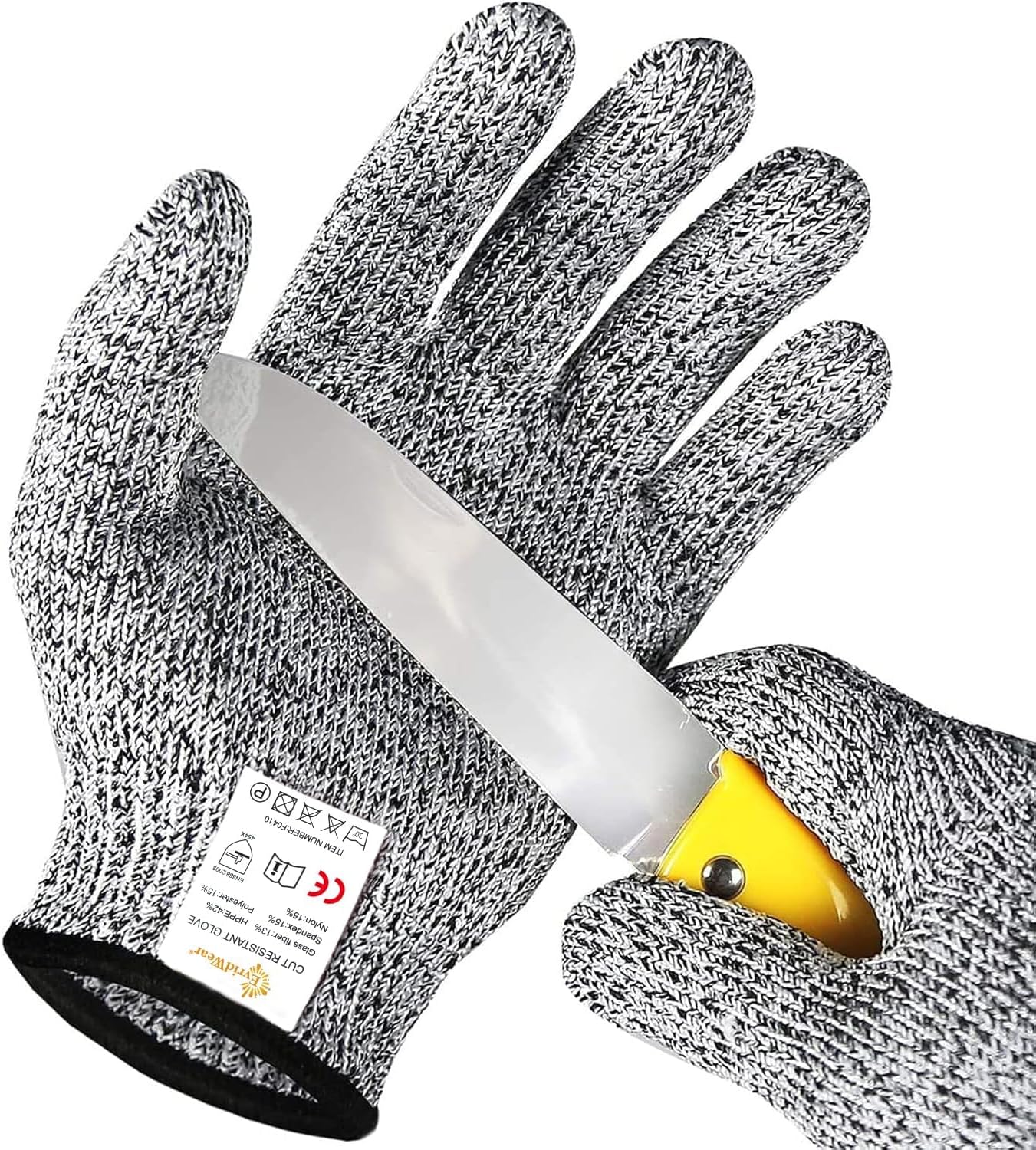 Cut Resistant Gloves for Kids 4-6 Years, Level 5 Protection Cutting Gloves Food Grade for Cooking, Whittling, Wood Carving, Gardening and DIY