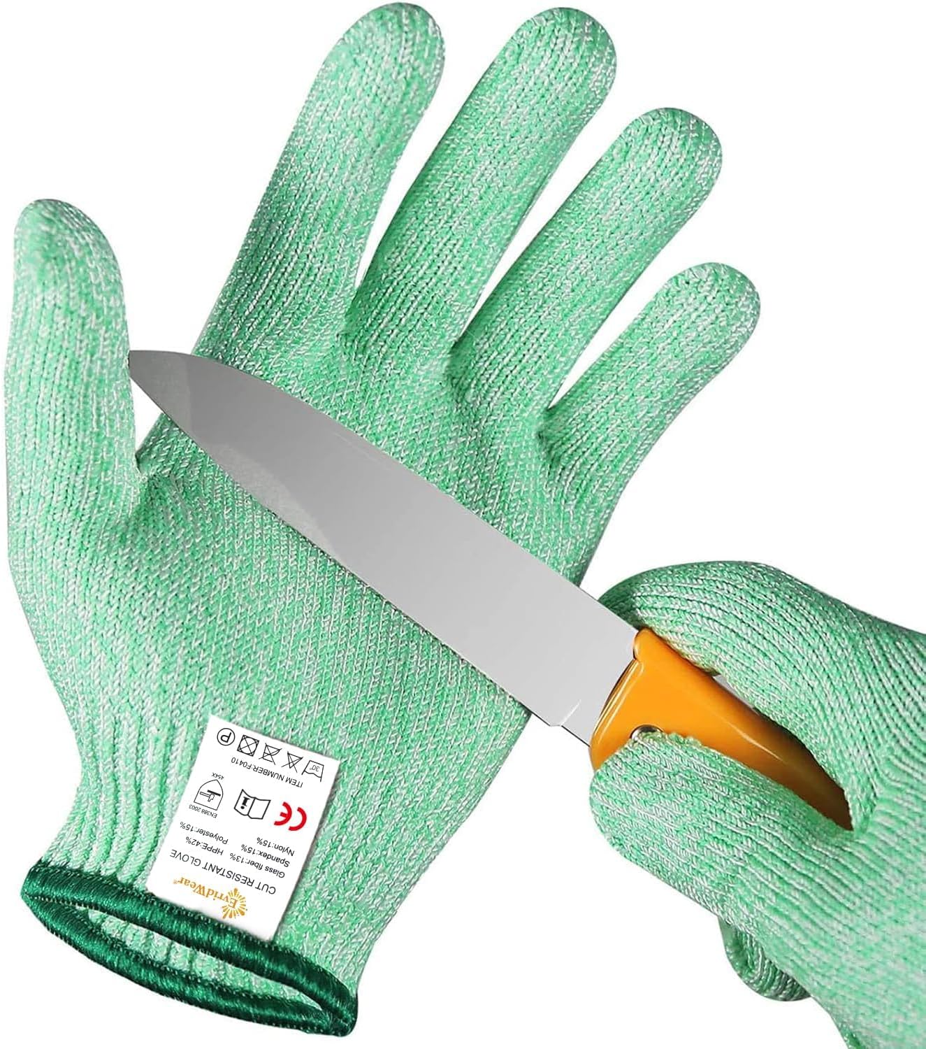 Cut Resistant Gloves for Kids 4-6 Years, Level 5 Protection Cutting Gloves Food Grade for Cooking, Whittling, Wood Carving, Gardening and DIY