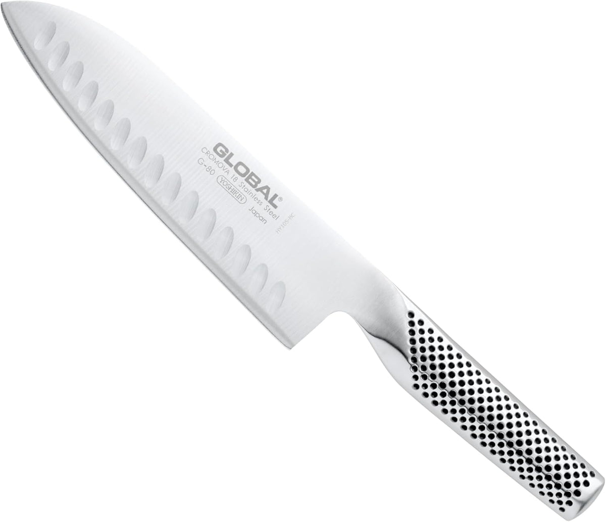 Global 7" Hollow Ground Santoku Knife G 80