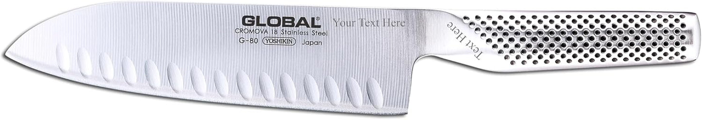 Global 7" Hollow Ground Santoku Knife G 80