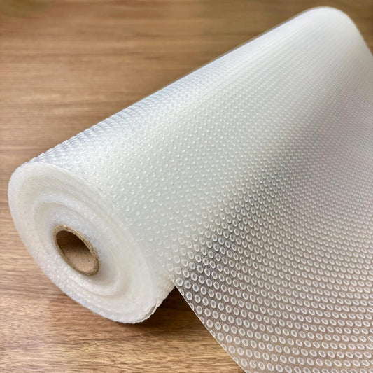 Shelf Liner Cabinet Liner Non-Adhesive Drawer Liner 12 in x 33 FT | Non-Slip, Washable, Waterproof, Fridge Liners, Contact Paper, Shelf Liners for Cabinets, Kitchen, Refrigerator, Clear